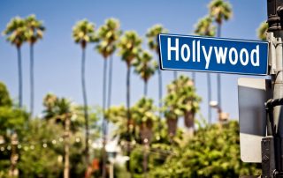 Hollywood boulevard sign