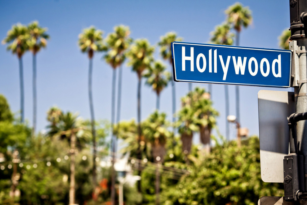 Hollywood boulevard sign