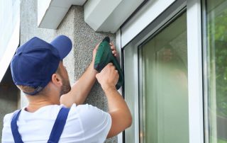 Man installing a window (How Do I Find a Good Window Installer)