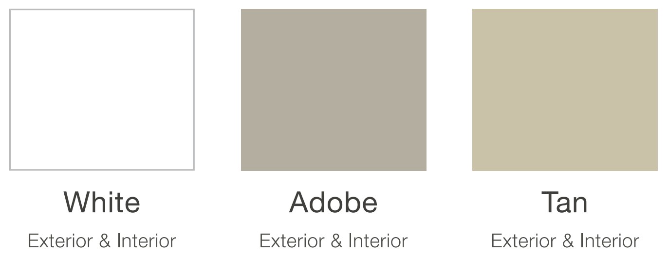 Interior & Exterior Vinyl Window Color Options