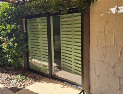 Custom Black Window and Patio Door Replacement in Palm Springs, CA