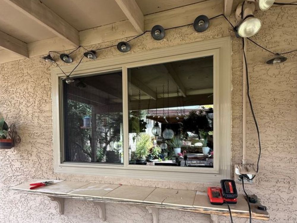 Tan Vinyl Window Installation in Phoenix, AZ