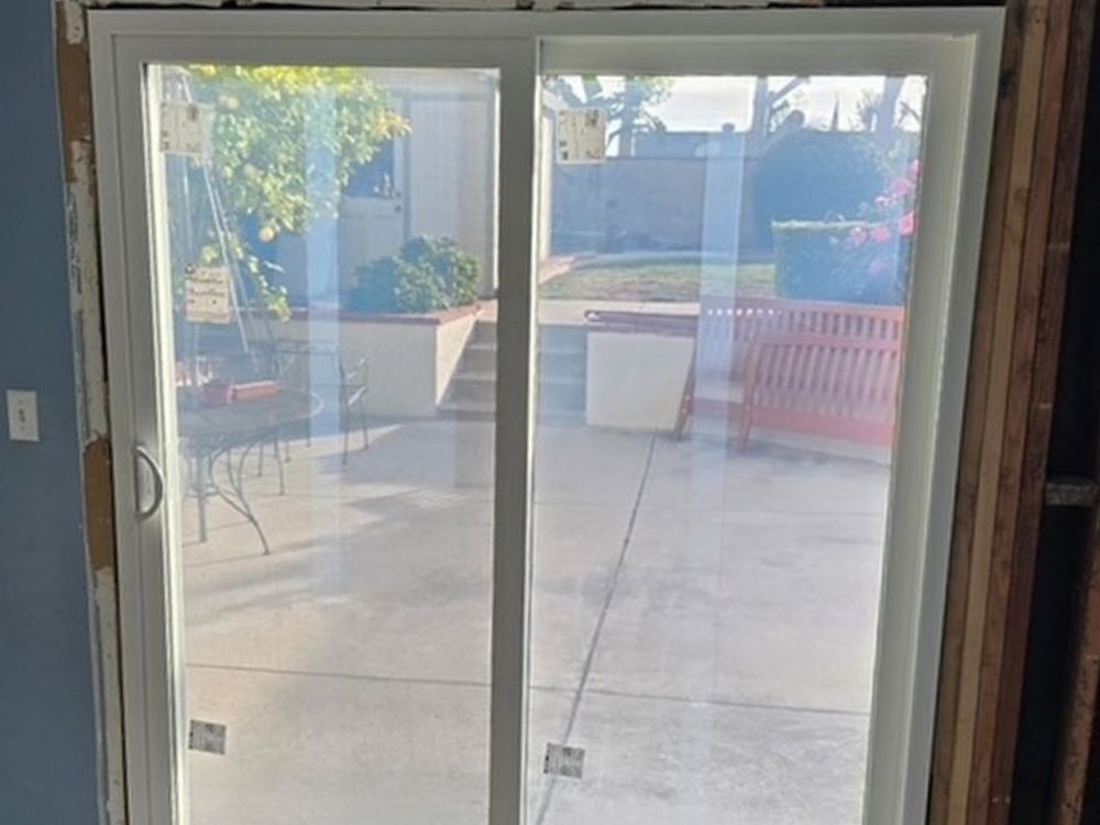 Anlin Sliding Patio Door Installation in Placentia, CA